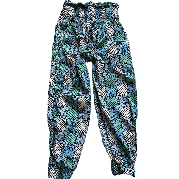FREE PEOPLE MOVEMENT The Way Home Printed Joggers Geometric Gym Train Exercise - Picture 2 of 11